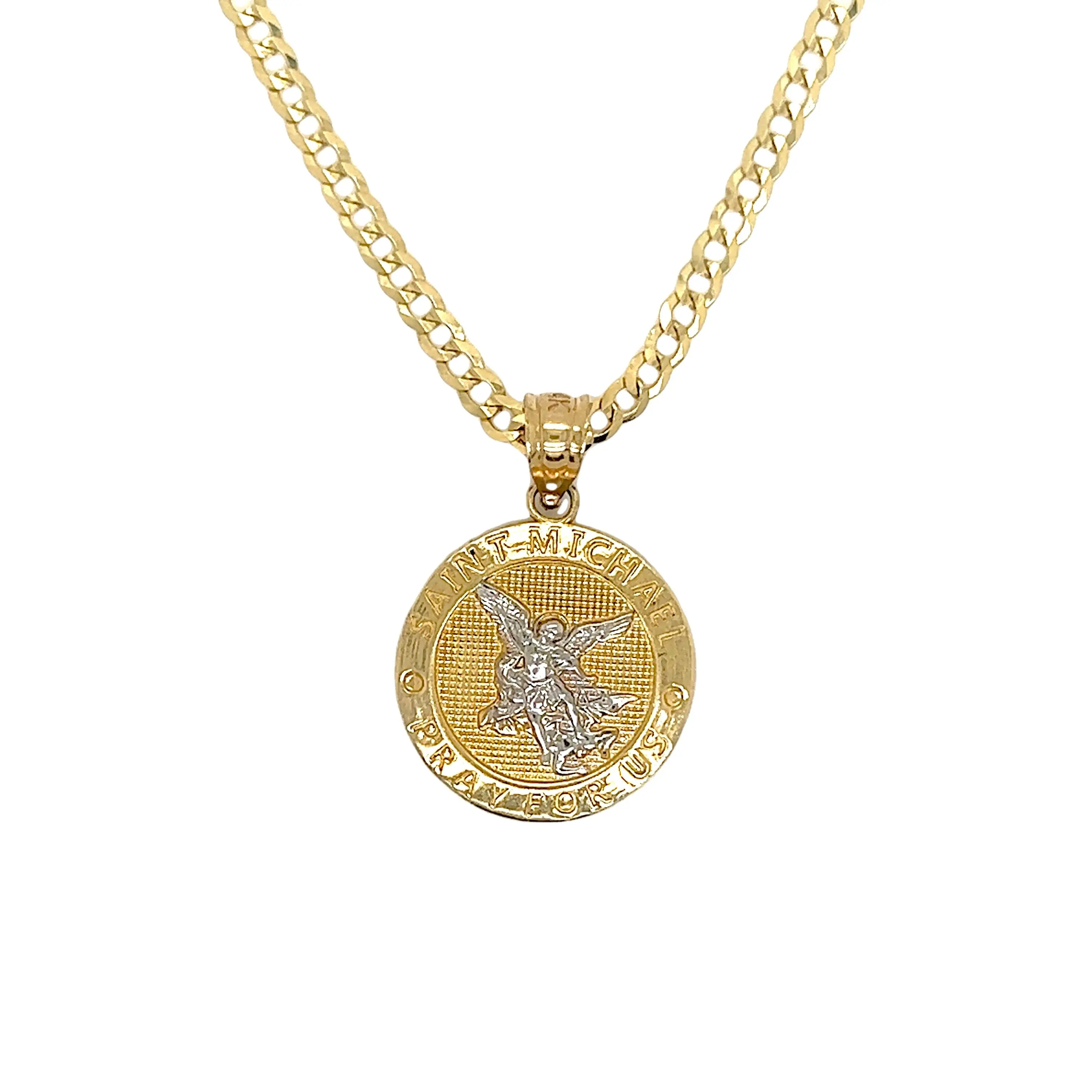 Saint Michael Medallion Chain Set