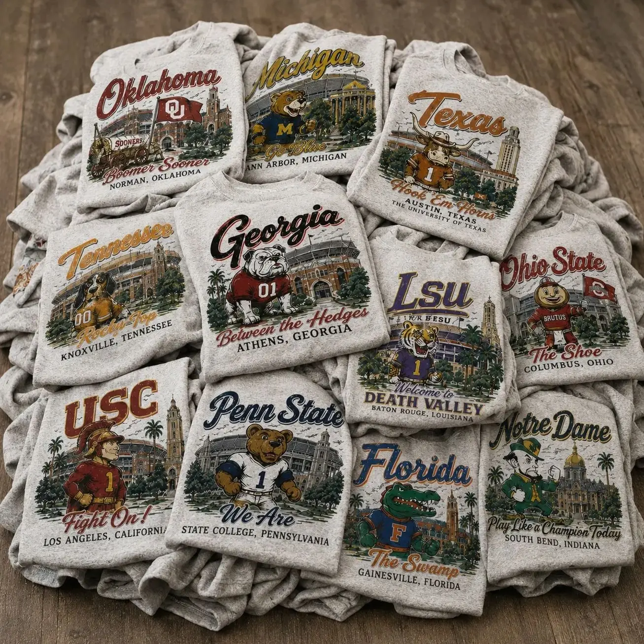 Vintage Football Fan Graphic Tee, Retro Stadium Inspired Shirt, Classic Sports Lover T-Shirt, Unisex Cotton Game Day Apparel