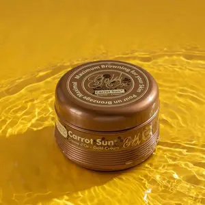 Tanning Accelerator – 350ml Carotene Intensive GOLD Tanning Gel – Natural Extract Sun Cream Tanning Lotion for All Skin Types