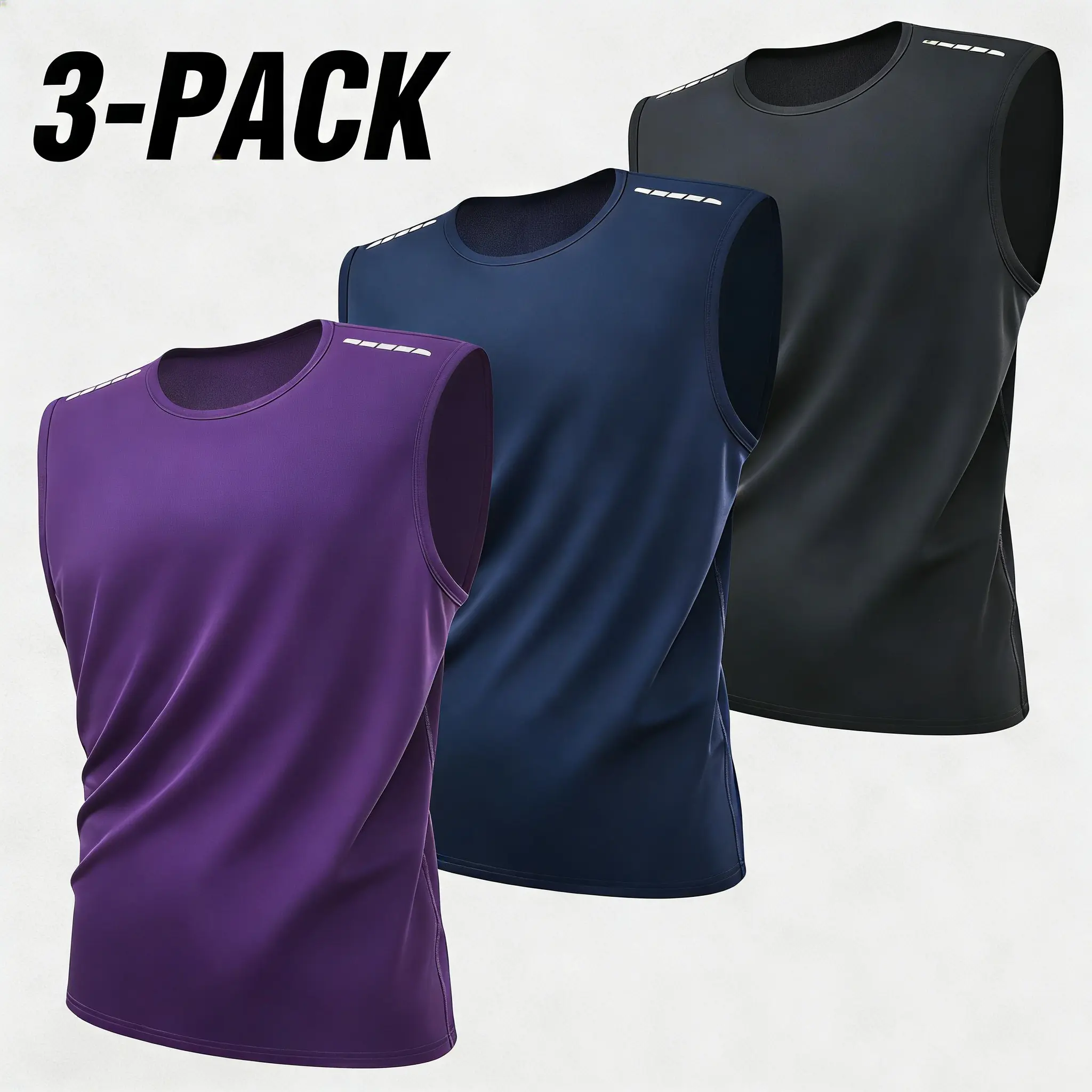 Purple + Dark Blue + Dark Gray