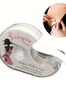 Women's Clear Double-Sided Silicone Clothing Tape, Self-Adhesive Invisible Fashion Tape, Women's Lingerie Accessory for Daily Use