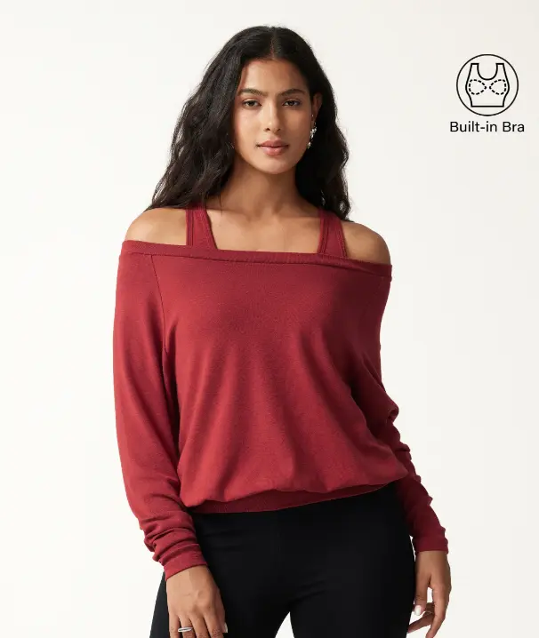 Ec0-M0usse LiteWarm Multi-Wear Layering Bra Top