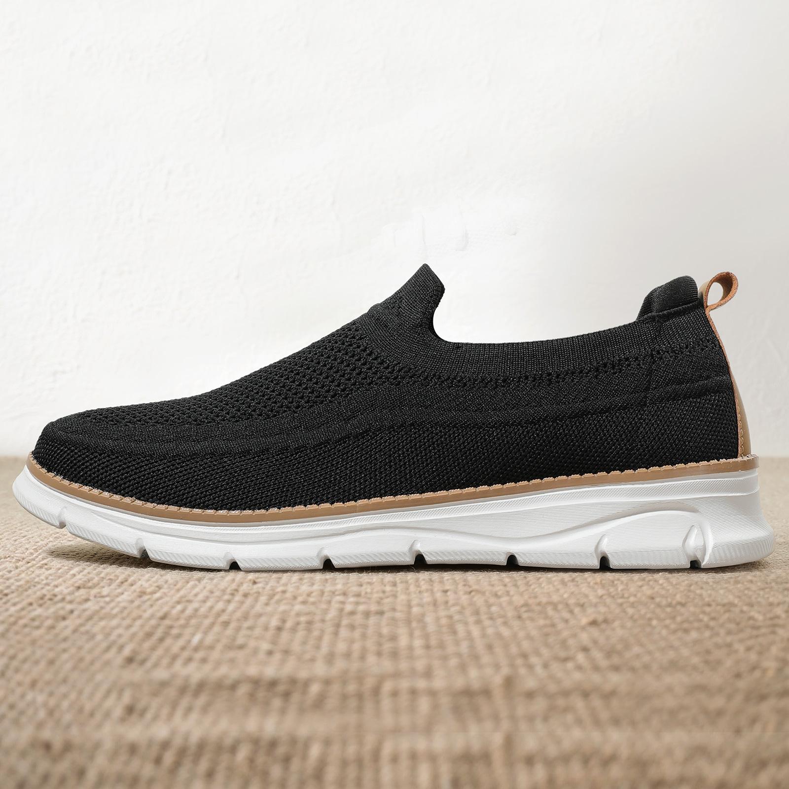 New men’s casual low top shoes fashionable driving moccasins and flat sneakers that are lightweight, breathable, and comfortable for everyday wear and running. Perfect for students and outdoor sports. Closed Trainer Boy Training Runner Athletic Footwear