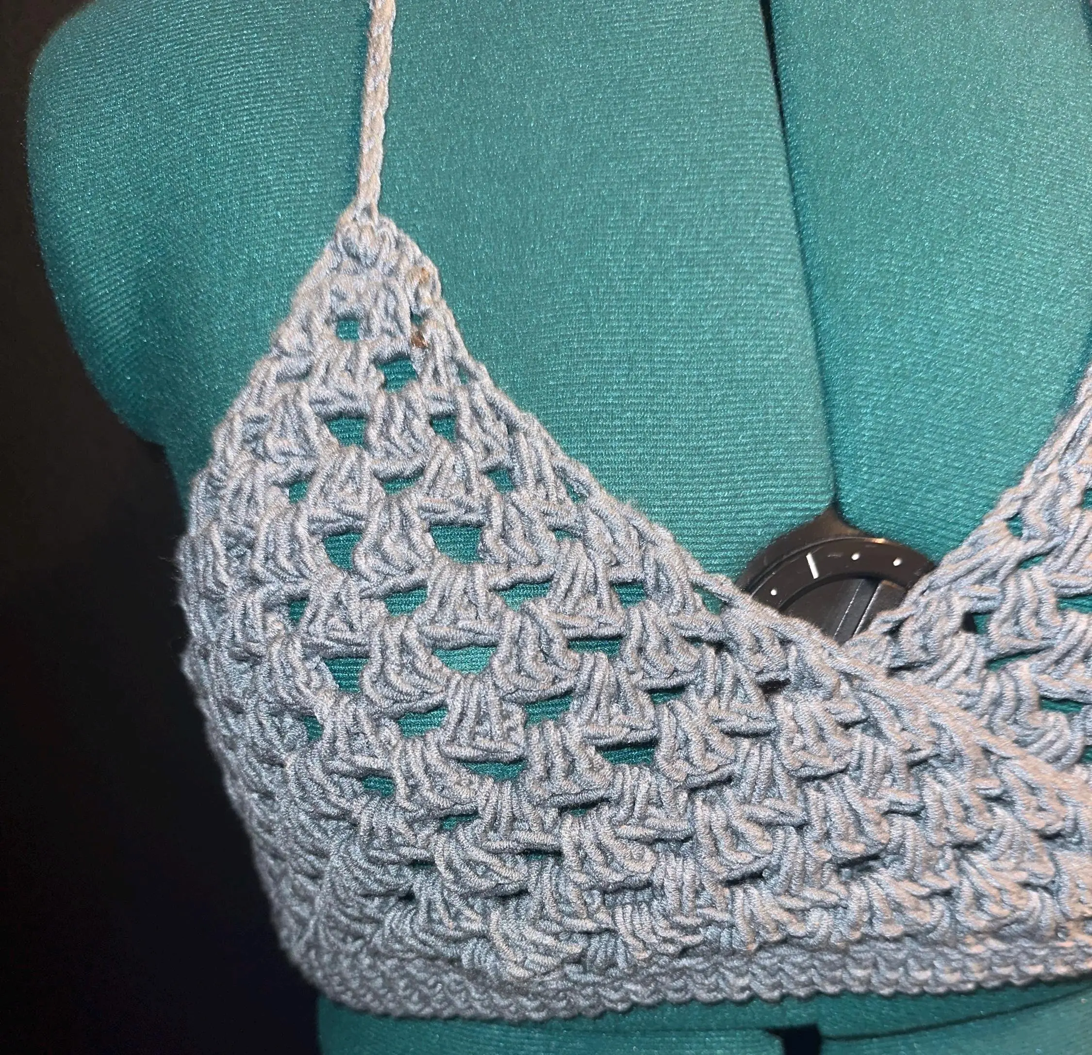 Wrap Crochet crop top