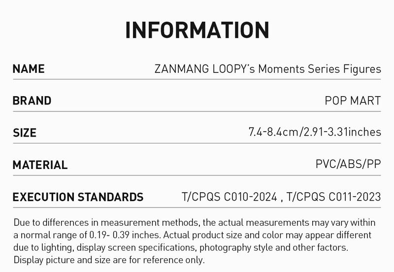POP MART ZANMANG LOOPY’s Moments Series Figures, Blind Box, Mystery Box