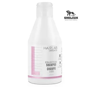 Hairlab Straightening Shampoo with Biotin - 300 ml - Hydrolyzed Keratin Formula for Smooth & Straight Hair - Paraben-Free & Sulfate-Free
