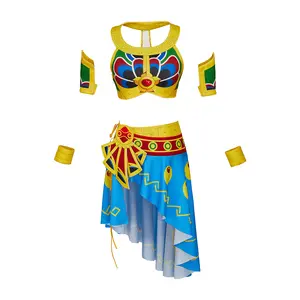 Breath of the Wild Urbosa Cosplay Costume – Princess Urbosa Battle Suit for Women, Halloween & Game Convention Outfit