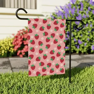 Trump Sucks Strawberry Seeds Flag, Subtle Anti Trump Garden Flag, FDT Garden Flag, Trump Sucks Decor, Hidden Message Yard Sign, Funny Flag