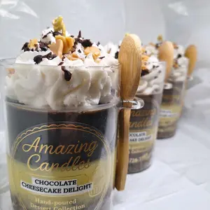 Chocolate Cheesecake Delight Candle