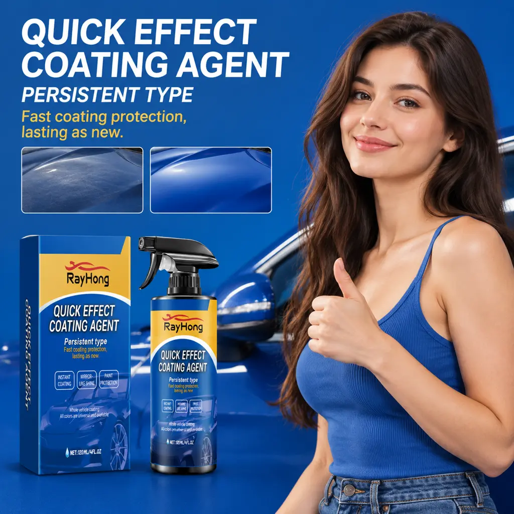Rayhong Car Coating Spray Car Care Renovation Repair Car Paint Wax Spray Coating Glaze,agent,deep,nano,waxing,for