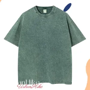 UrbanHike Oversized T-Shirts Men & Women Unisex Heavyweight 280g Cotton Loose-Fit Underwear Basic Mineral Wash Oversized Top Streetwear Baggy JONATHAN ALVARADO - Menswear