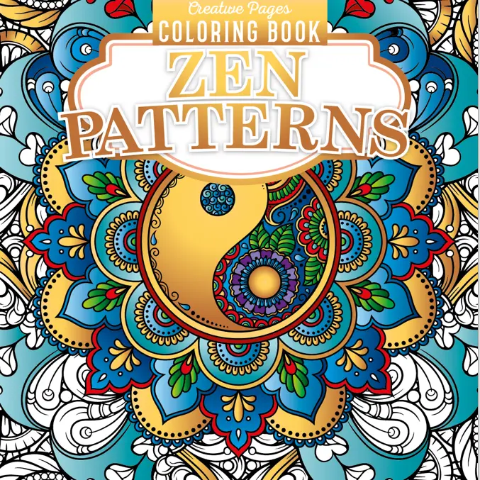 Parragon Adult Geometric Patterns Coloring Book - 128 Pages, 8.5x9.5in, English Hand-Drawn Designs, Creative Stress Relief, Meditative Coloring, Mandalas for Calm, Marker-Compatible Literature & Art Painting Book
