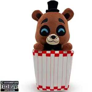 Five Nights at Freddy's Popcorn Bucket Freddy 9-Inch Plush - Entertainment Earth Exclusive