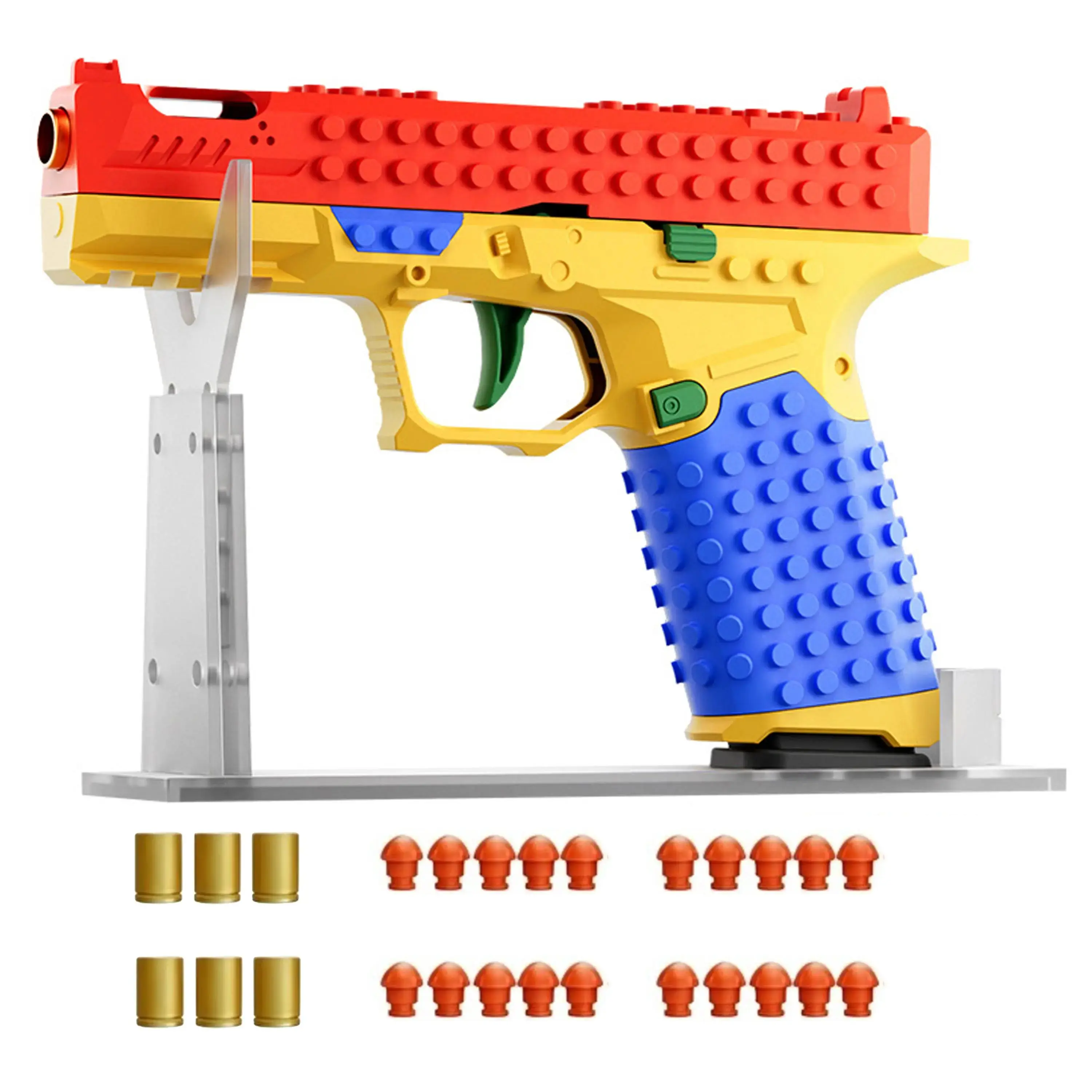 Tactical DIY Blaster Set: A Build-Your-Own Multiplayer Strategy Toy for Outdoor Team Activities & Creative Holiday Giftin