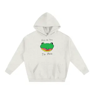 Kiss Me Thru The Phone Frog Hoodie
