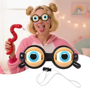 Funny Blinking Glasses Dynamic Selfie Glasses Creative Party Props Weird Birthday Gift for Friends Besbies Photo Booth Accessories Party Supplies