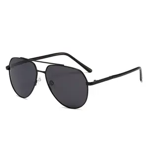 Premium Polarized Sunglasses — New Summer Collection: Metal Double-Bridge Aviator Shades