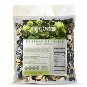 KURANDERO-Té castaño de Indias Herbal Tea – 4 oz (113g) – 100% Natural Hojas de Indias – Traditional Loose Leaf Tea from Mexico – Caffeine-Free, Vegan, Farm-Grown