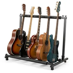Rack-style guitar stand (holds up to 5 guitars) Kit Electric Acoustic Size Full