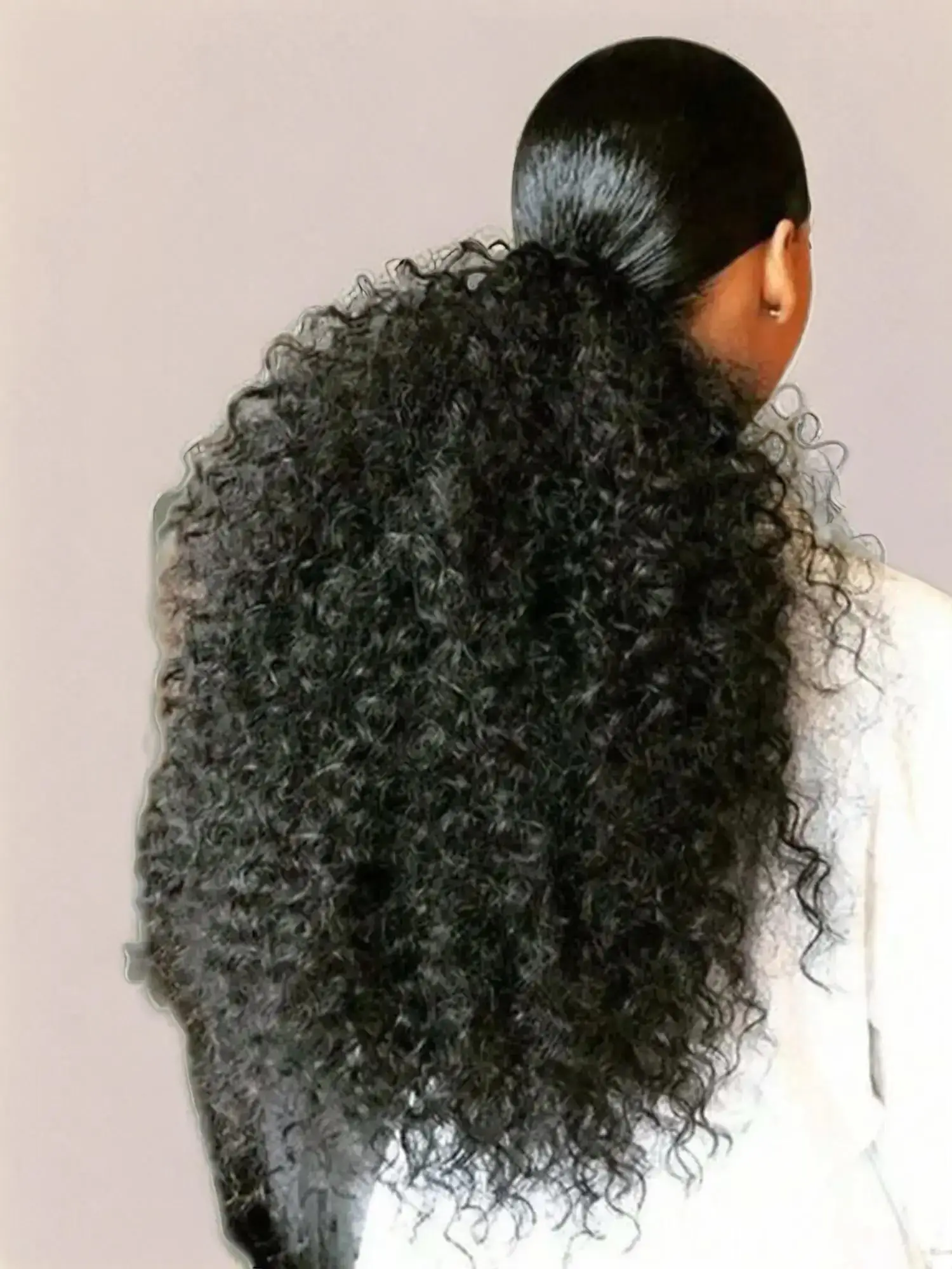 20 Inch Drawstring Kinky Coily Ponytail Extensions, Natural Afro Coily Ponytail Extension, Synthetic Instant Clip Ponytail, Afro Kinky Curly Braiding