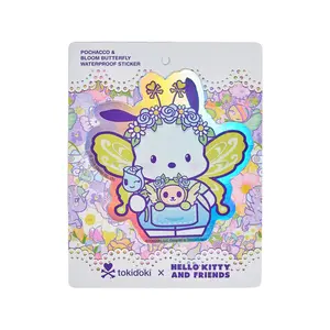 Pochacco x Tokidoki Large Sticker (Butterfly Garden)