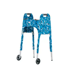 Walker Cover in Whale Dance - Medical Walker Accessory with Pockets