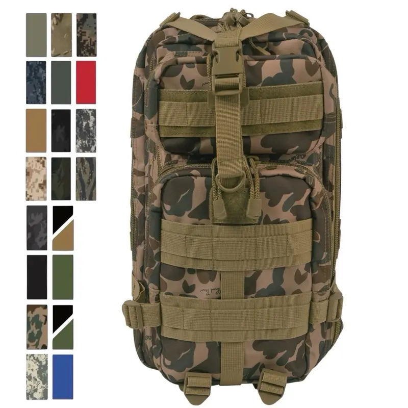ROTHCO 25L Military Tactical Bug Out Bag, Water-Resistant 600D Polyester Medium Pack with MOLLE Webbing, Concealed Carry, Top Carry Handle, Hydration Bladder Compatibility, Adjustable Comfortable Straps, Built-In Organizer for Outdoors, Range