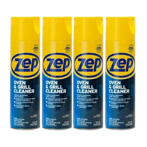 Zep Stove Oven Cleaner Heavy-Duty  19 Ounce Foam Oven Cleaner, 4 Pack