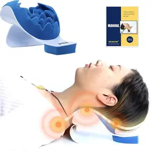 ®   Neck and Shoulder Relaxer - Ergonomic Neck Stretcher for Pain Relief, Chiropractic Pillow for Hump Spine Alignment, TMJ Muscle Relaxation, Tension Headache Relief, and Insomnia Relief