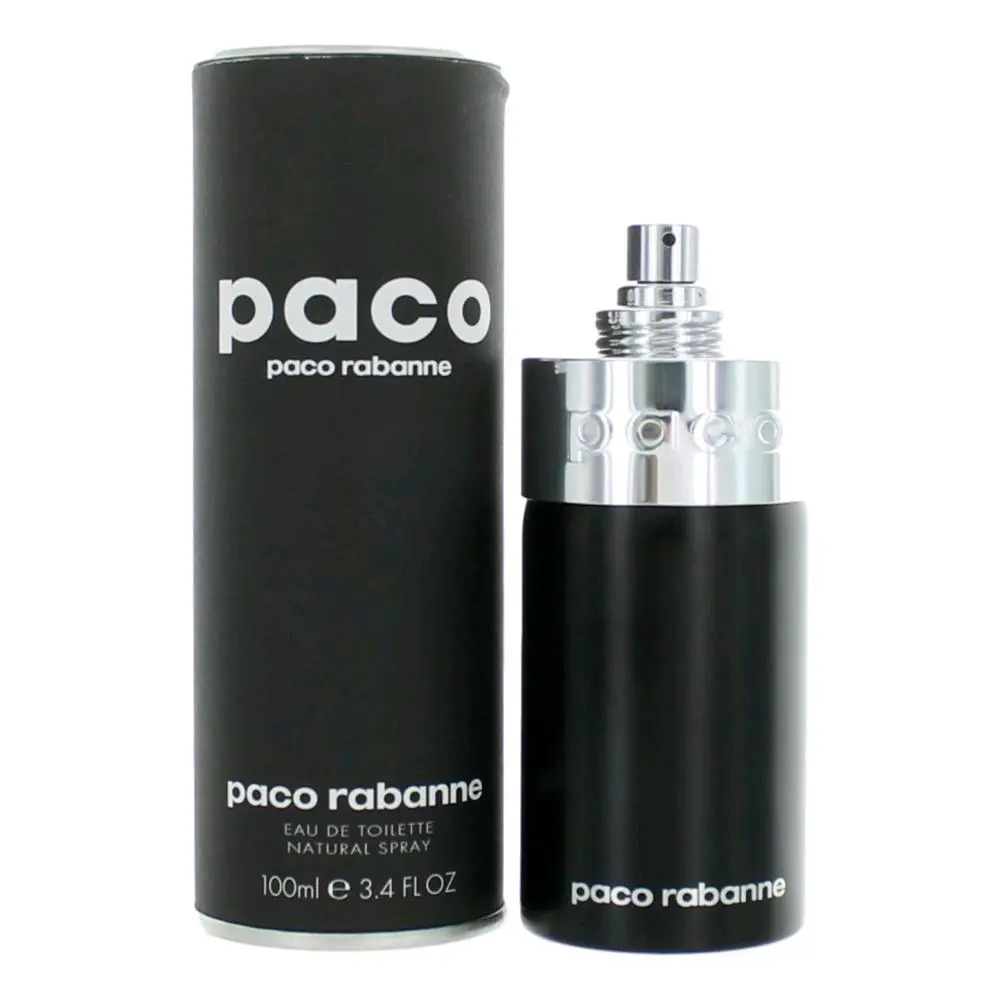 Paco Rabanne Paco EDT Spray for Men, 3.4 oz | Floral Musk Fragrance for Daily Use, Leisure, Dating & Party
