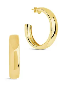 Liviana Polished Statement Hoop Earrings