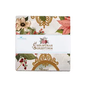 Christmas Greetings 5" Stacker Charm Pack by Sandy Gervais