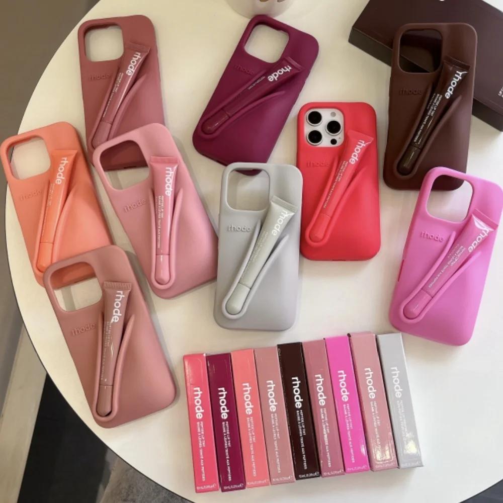RHODE Pastel Phone Case with Lip Treatment Slot – iPhone 11–17 Pro Max