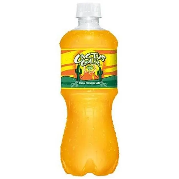 Cactus Cooler, Orange Pineapple Soda, 24 Ounce