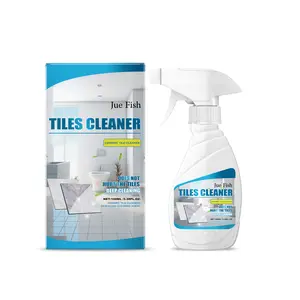 Jue Fish Tile Cleaner for Bathroom & Floor - 1000ml Spray Bottle, Brightens Marble, Removes Stubborn Dirt, Kills Bacteria, Sodium Lauryl Ether Sulfate Formula