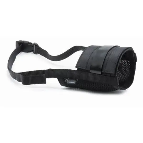 212 MAIN Equestrian Nipping Muzzle, Padded, Adjustable for Comfort, Horse Anti-Nipping Control Device, Black, Size XL, Adjustable Strap, Nip Control, Functional, 0.19 Lbs, Comfortable, Snouts 10" - 12"