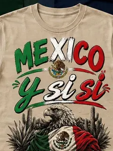 Mexico "Y Si Sí" Graphic T-Shirt | Patriotic Mexican Pride Tee