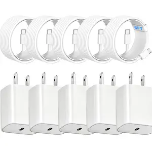 For iPhone 17 Charger, 20W USB C Charger Fast Charging with 6FT Type C to C Cable for iPhone 15-17 Series, for Galaxy S25/S24+ And More
