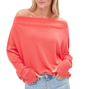 The Anywhere Off-Shoulder Top - Tangerine