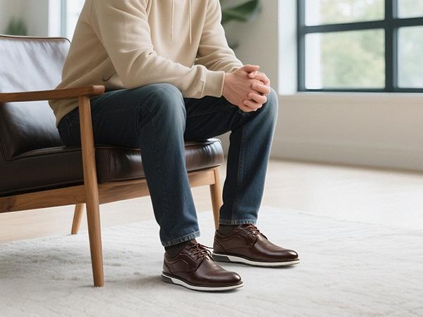 Bruno Marc [Xander] Men's Polished Plain Toe Oxford-Inspired Sneakers Walking Shoes Footwear