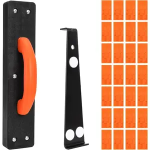 Laminate  Flooring Installation Kit, Heavy Big Tapping Block, Duty Pull Bar and 28pc Spacers, Professional and Efficient Vinyl Flooring Tools