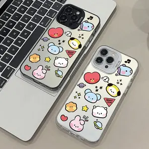 Cartoon BT Cute 21 Protective Phone Case Casing for iPhone 14 15 16 Plus 17 Air 16e 11 12 13 Pro Max Soft Shell