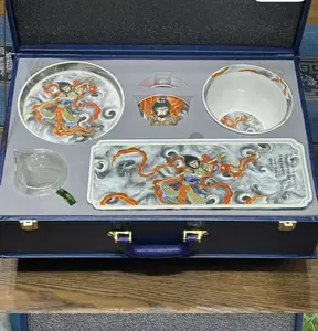 Jingdezhen Porcelain: Ink Color Painted The Return of the Monkey King