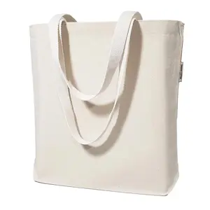 Blank Bulk Canvas Tote Bags Wholesale  Color Plain for Decorating Heat Transfer Printing DIY Crafts