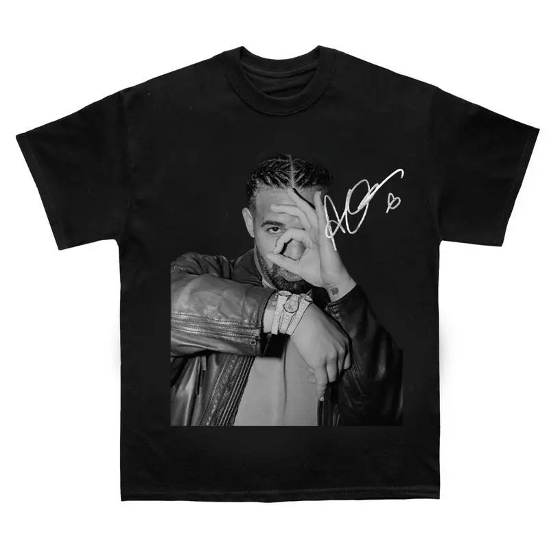 🔥 📀 🎶 Women's Man Cotton Short-Sleeve Crew Neck Fitted T-Shirt - Drake Iceman Tour 2026 Graphic Tee, Record-Breaking Rapper Print, Vintage Casual Streetwear Outfit