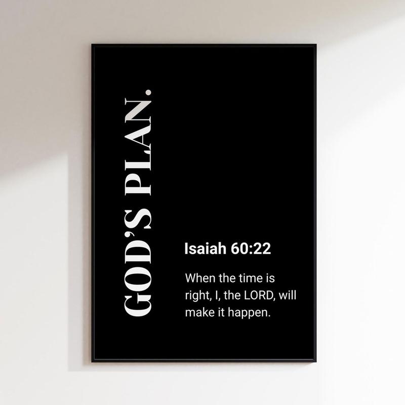 Set of 3 Black Exellence Wall Art,  Bible Verse Prints, Home Decor
