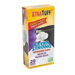 XtraTuff 8 Gallon Twist Tie Trash Bags 20 Trash Bag/Box Utility Bags