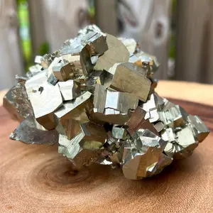 Pyrite Cube Cluster From Peru