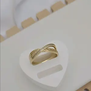 009 anillo gold plated unisex
