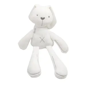 Cute plush long-footed rabbit doll, toy soothing sleeping doll